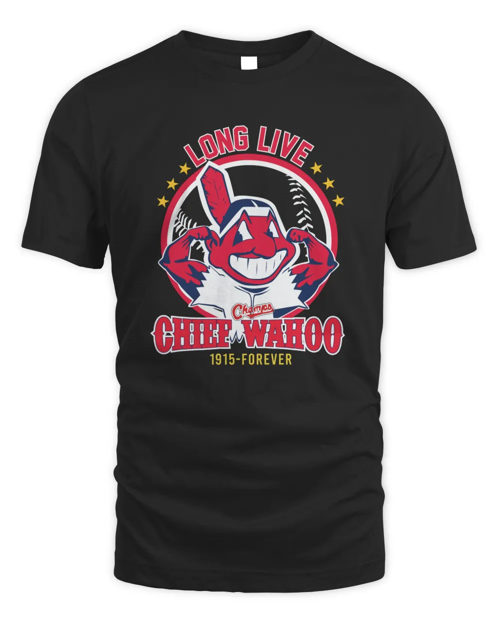 Official Cleveland Indians T-Shirt MLB Baseball Funny Black