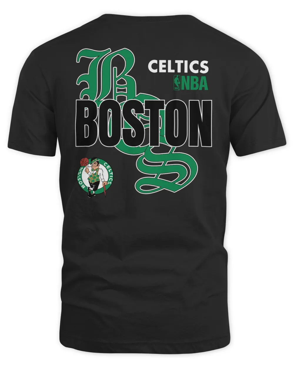New era Team Logo Boston Celtics Short Sleeve T-Shirt Black