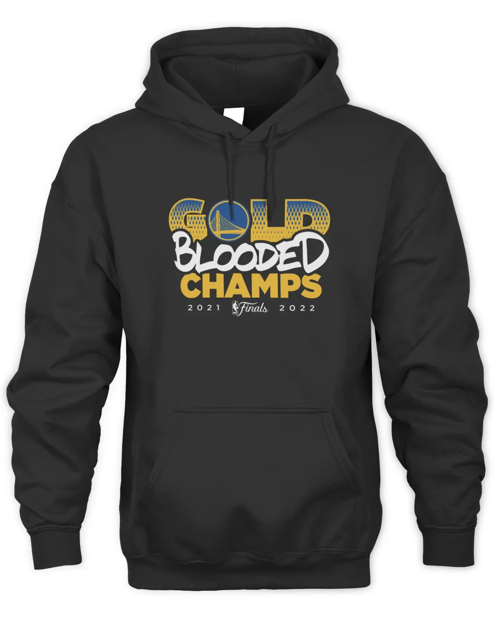Men's Fanatics Branded Black Golden State Warriors 2022 NBA Finals  Champions Gold Blooded T-Shirt