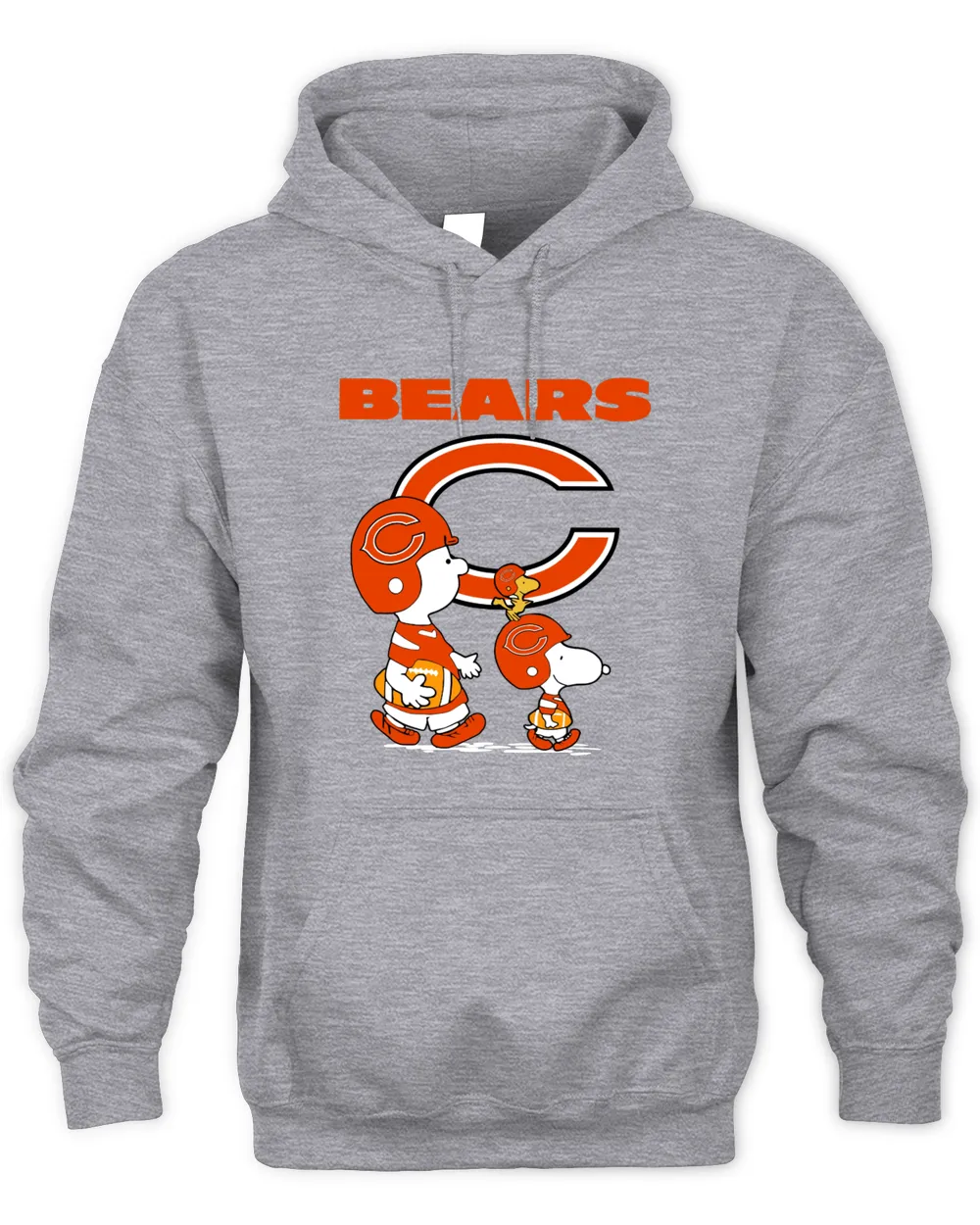 Chicago Bears Let's Play Football Together Snoopy NFL Hoodie